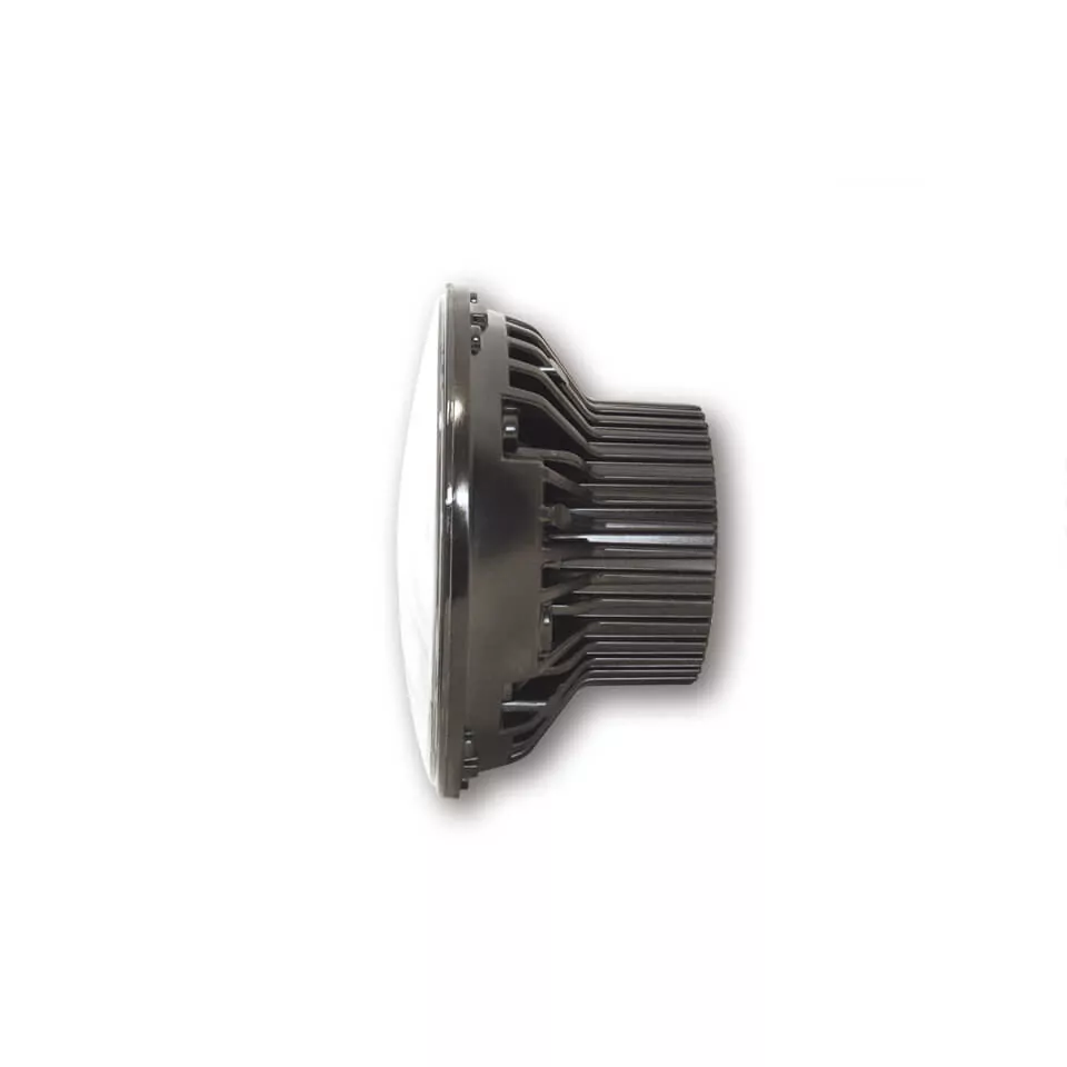 HIGHSIDER pro 7 Zoll Hauptscheinwerfereinsatz Typ 2 LED Schwarz E-Geprüft (1Stck)