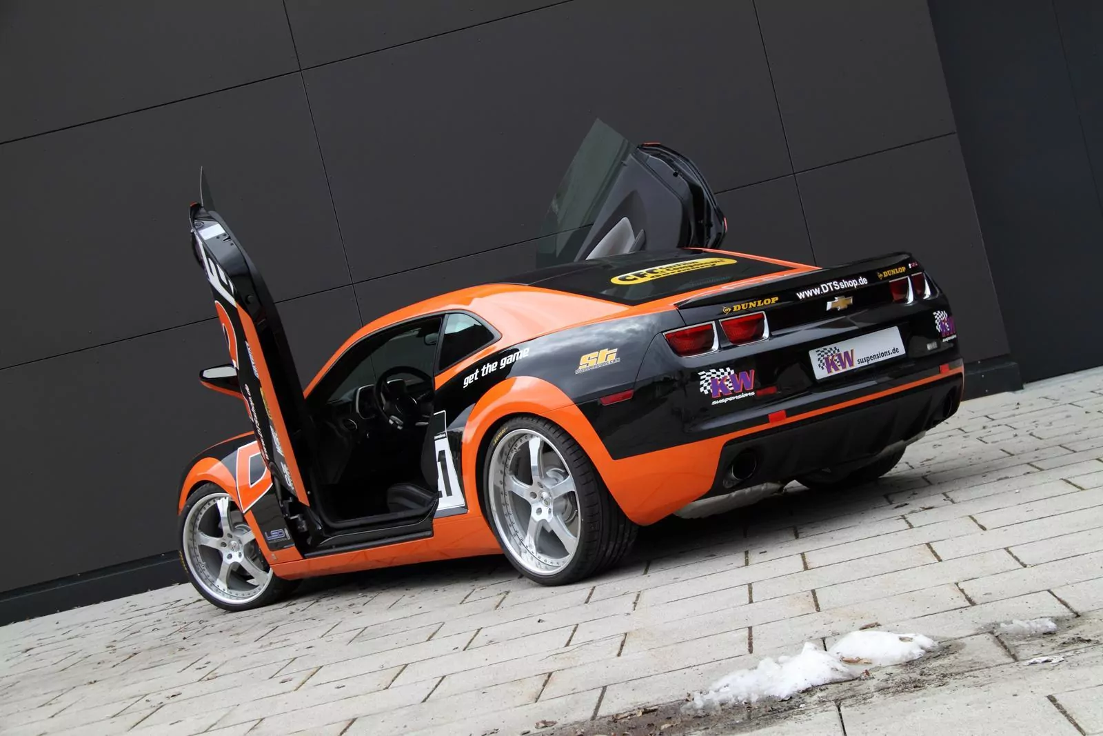 KW Gewindefahrwerk V1 inox (inkl. Stilllegung f. elektr. Dämpfer) CHEVROLET CAMARO Convertible (GMX511) 01/2011-