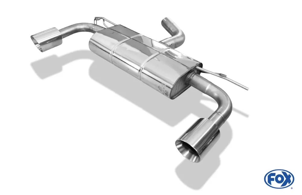 Seat Leon 5F - Einzelradaufhängung  Endschalldämpfer Ausgang rechts/links - 1x100 Typ 25 rechts/links passend für Rieger Stoßstange