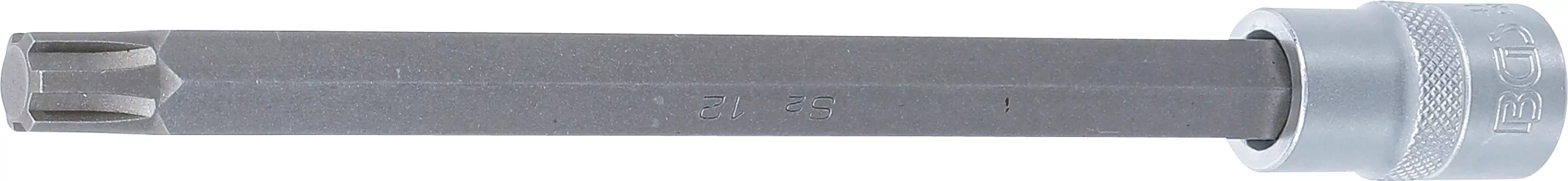 Bit-Einsatz | Länge 200 mm | Antrieb Innenvierkant 12,5 mm (1/2") | Keil-Profil (für RIBE) M12