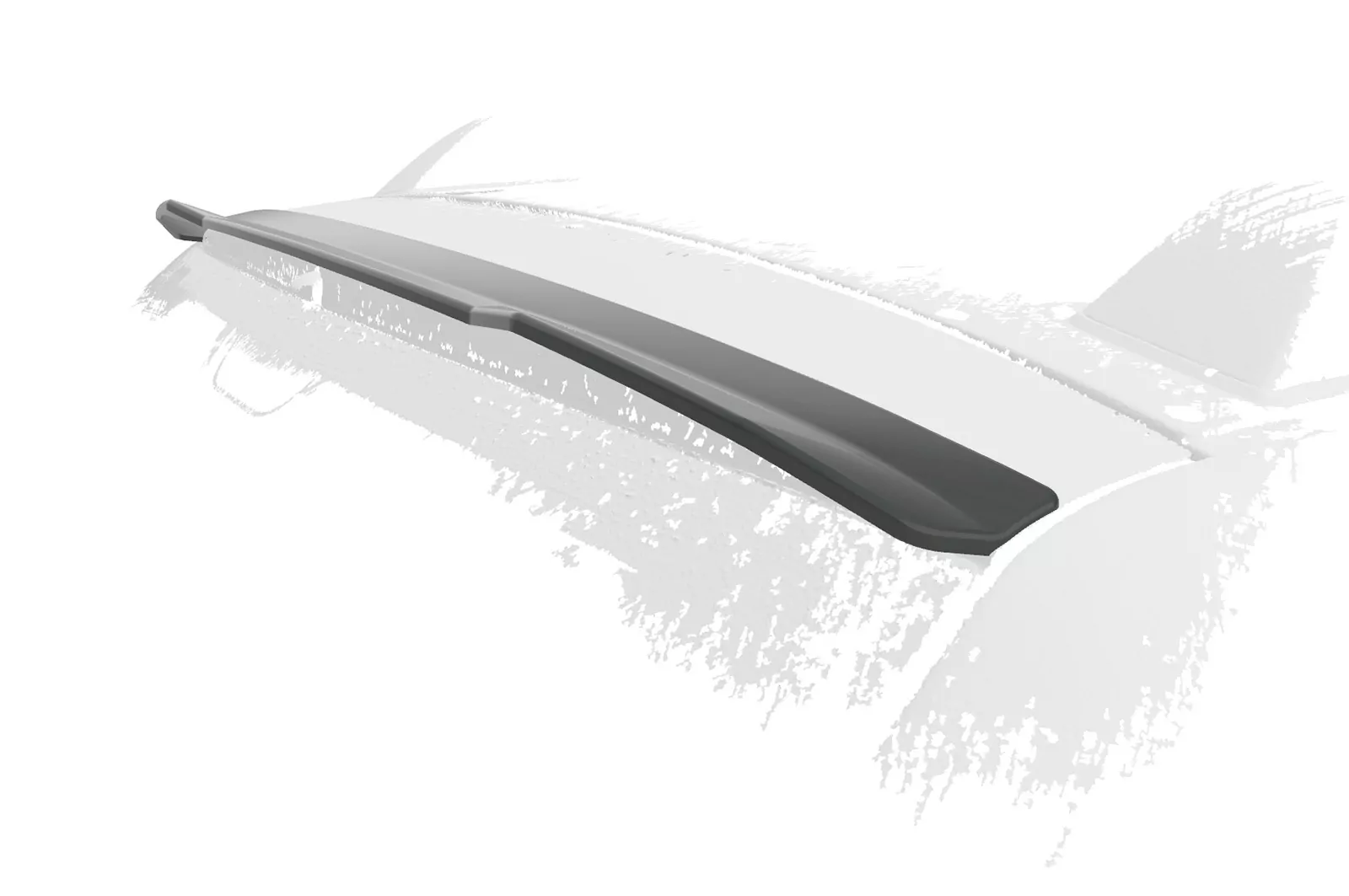 Heckflügel mit ABE für Dacia Duster (1. Gen) HF864 Schwarz Strukturiert