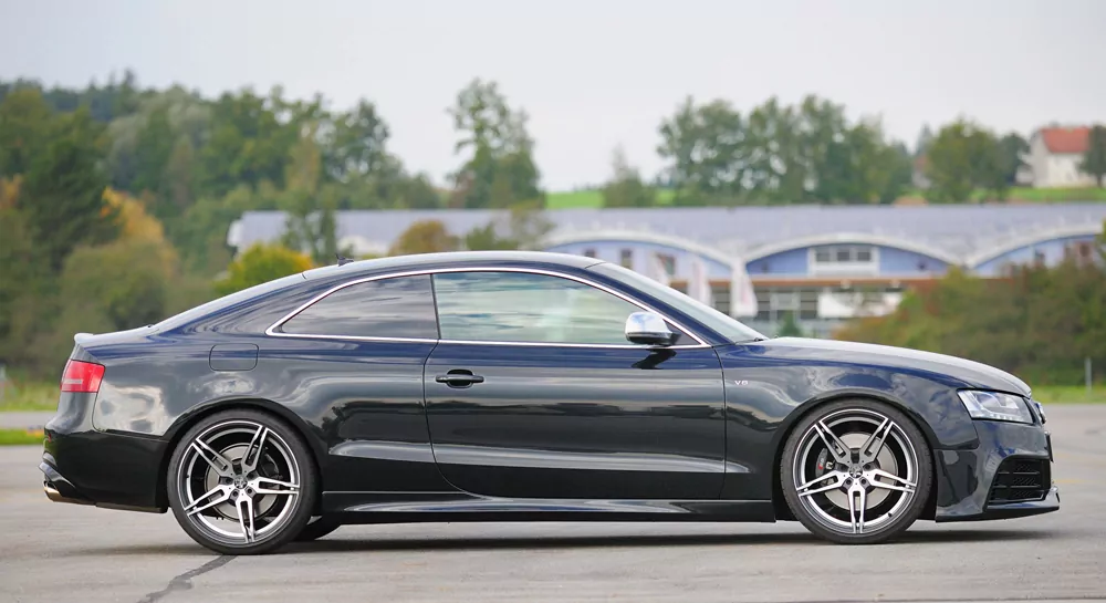 Rieger Spoilerstoßstange für Audi A5 (B8/B81) - Coupé 06.07-07.11 (bis Facelift) carbon optik