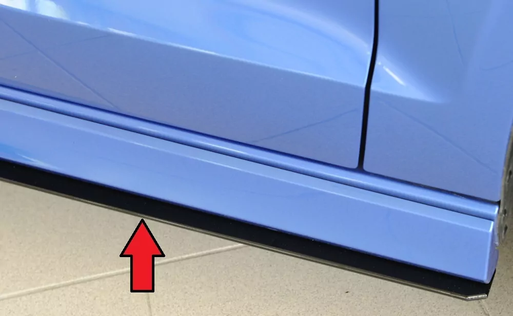 Rieger Seitenschwelleransatz für Audi A3 S3 (8V) | 5-tür. (Limousine 8VS) 05.13-08.16 (bis Facelift) für S-Line-Schweller / S3-/ RS3-Schweller