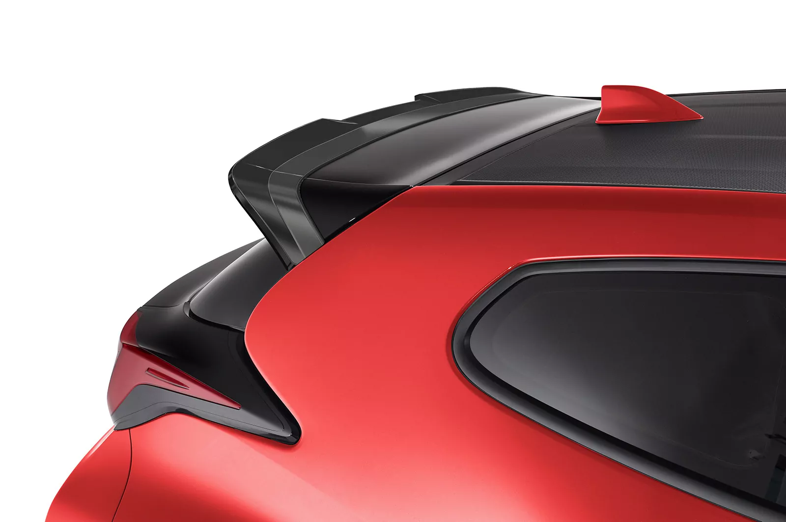 Heckflügel mit ABE für Toyota GR Yaris (XP21) HF844 Schwarz Strukturiert