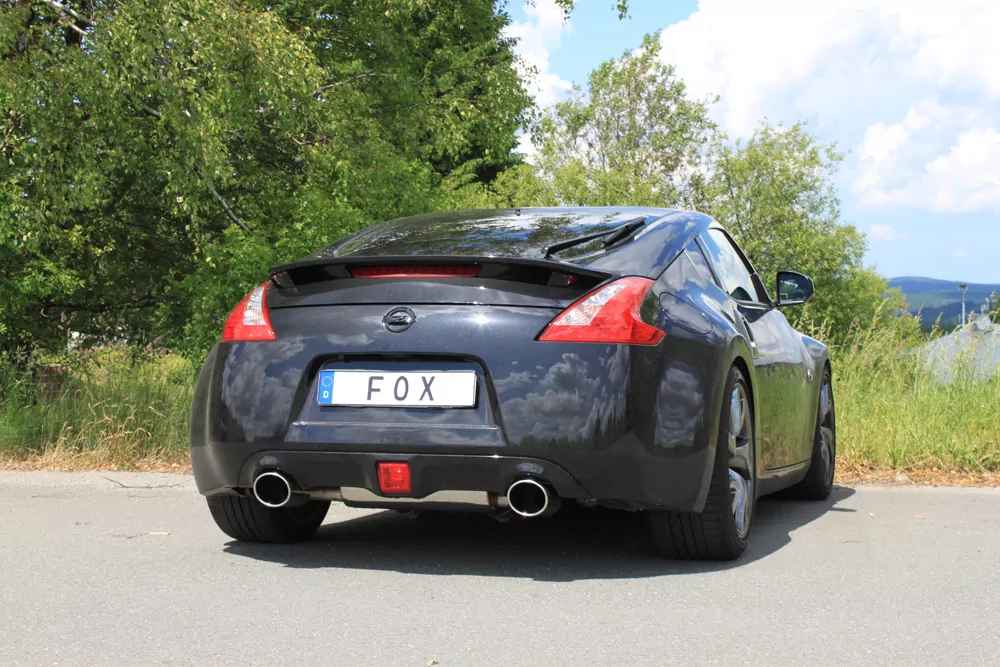 Nissan 370Z  Endschalldämpfer quer Ausgang rechts/links - 129x106 Typ 32 rechts/links