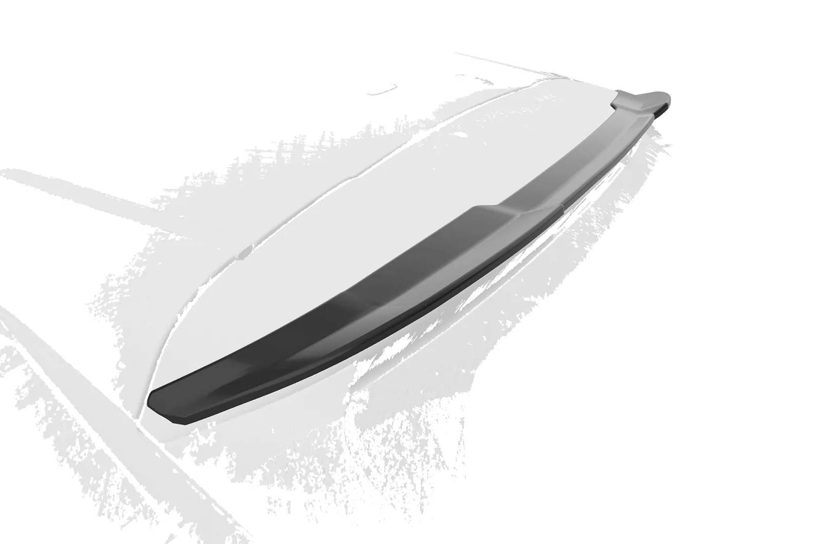 Heckflügel mit ABE für Hyundai I20 (BC3) HF883 Schwarz Strukturiert