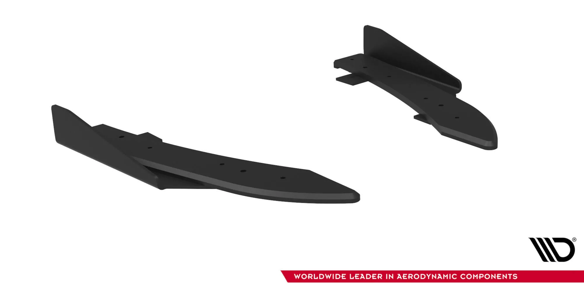 Street Pro Heck Ansatz Flaps Diffusor +Flaps Für Ford Audi RS5 Sportback F5 Schwarz Hochglanz
