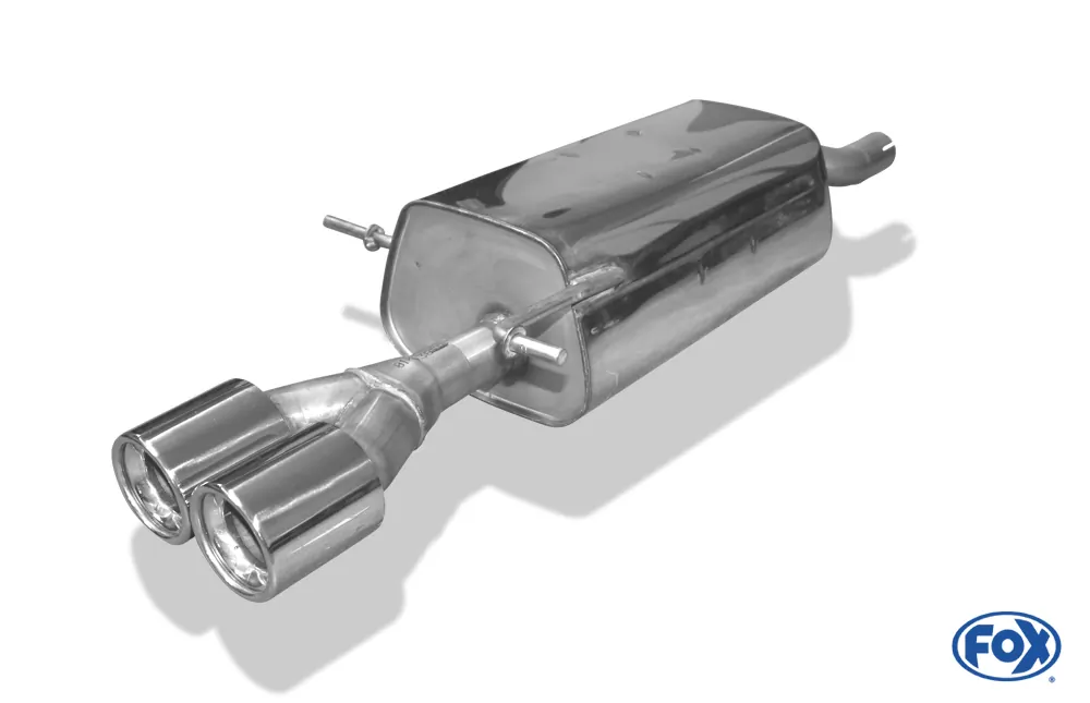 Dacia Logan Limousine Benzin  Endschalldämpfer einseitig - 2x80 Typ 13