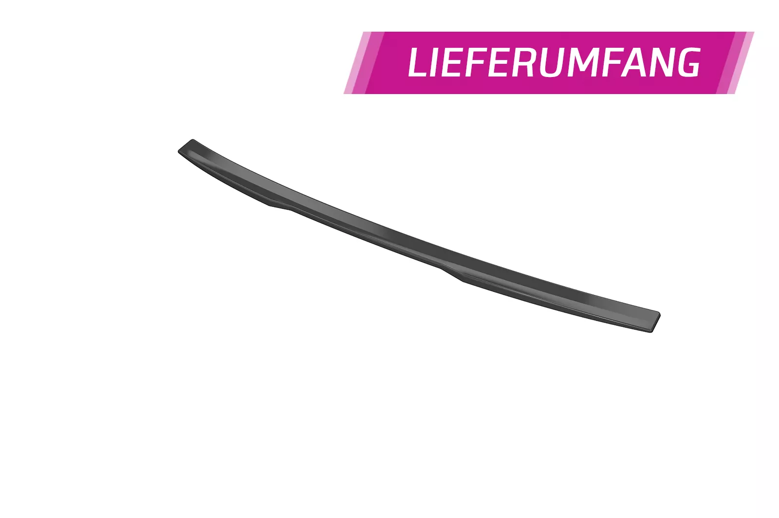 Heckscheibenblende für Audi A6 C8 (Typ 4K/F2) Limousine HSB110 Schwarz Strukturiert