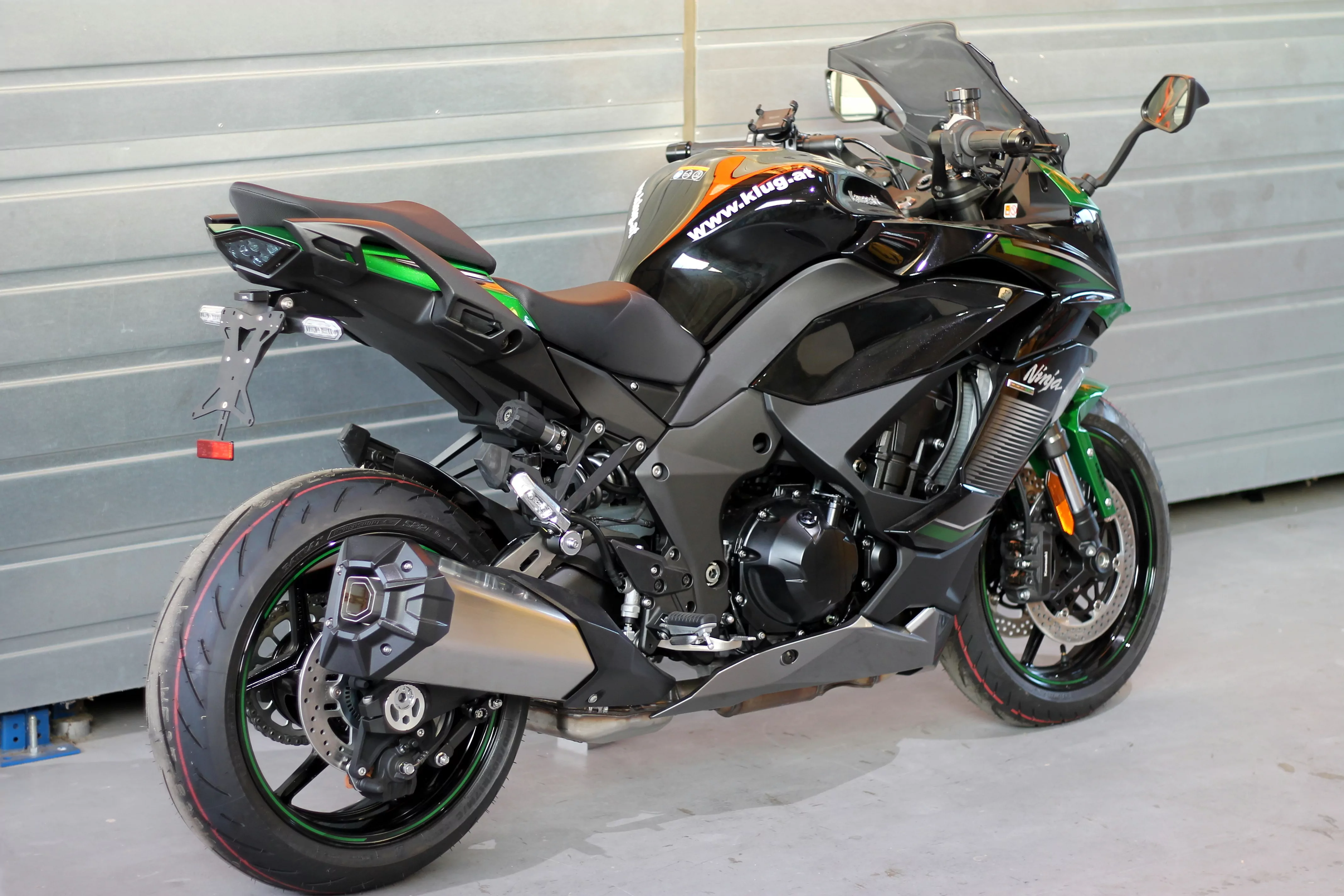 MG Biketec Kennzeichenhalter für Kawasaki Ninja 1000 SX ab 2020