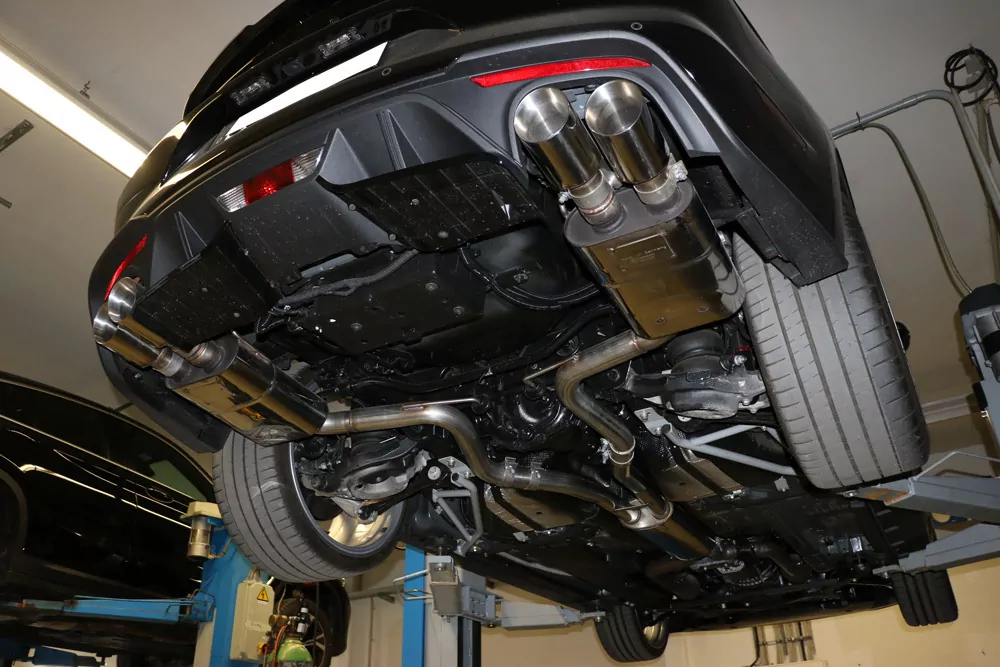 Ford Mustang VI Facelift Coupe & Convertible - 8 -Zylinder Endschalldämpfer rechts/links - 2x100 Typ 25 rechts/links