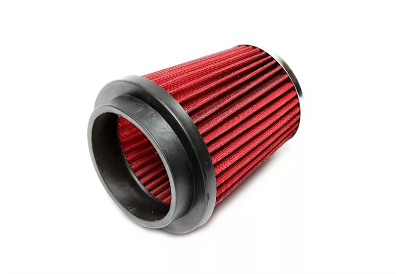 TA Technix Sportluftfilter Ø90mm rot mit Chromdeckel
