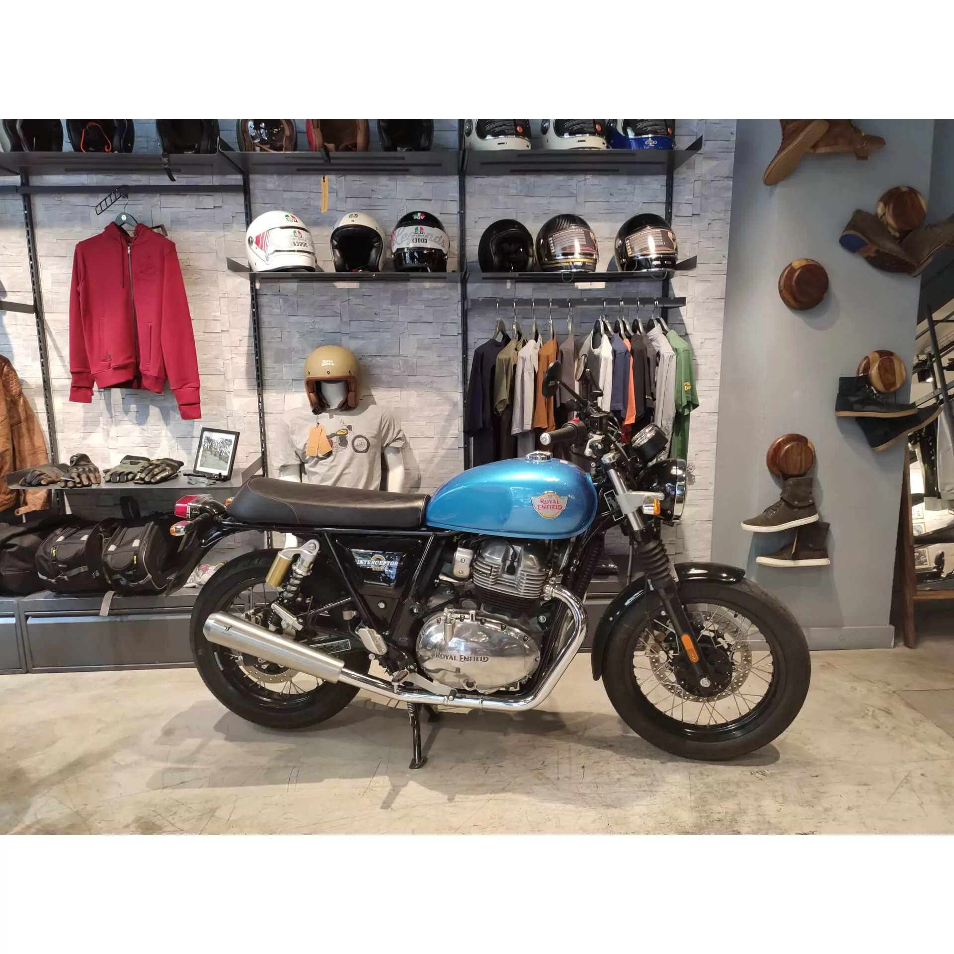 IXRACE Endschalldämpfer FULL LINE, ROYAL ENFIELD GT 650 / INTERCEPTOR 650 , links/rechts, slip on (Euro5) E-geprüft