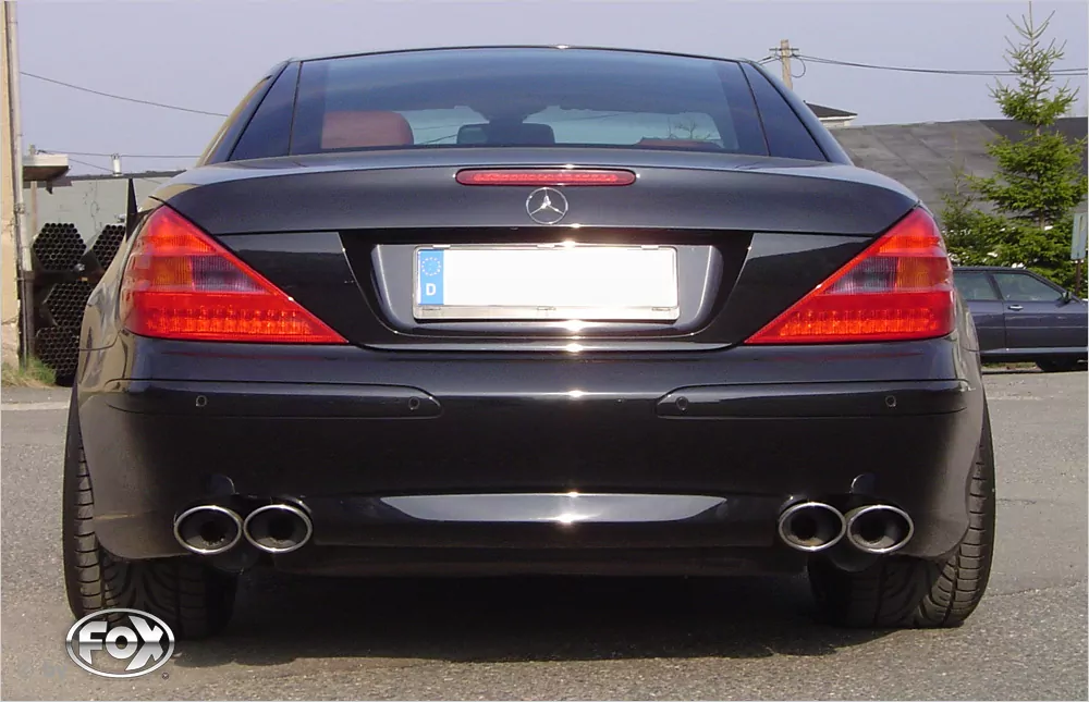 Mercedes SL Typ 230 - Super Sound!  Endschalldämpfer rechts/links - 2x115x85 Typ 32 rechts/links