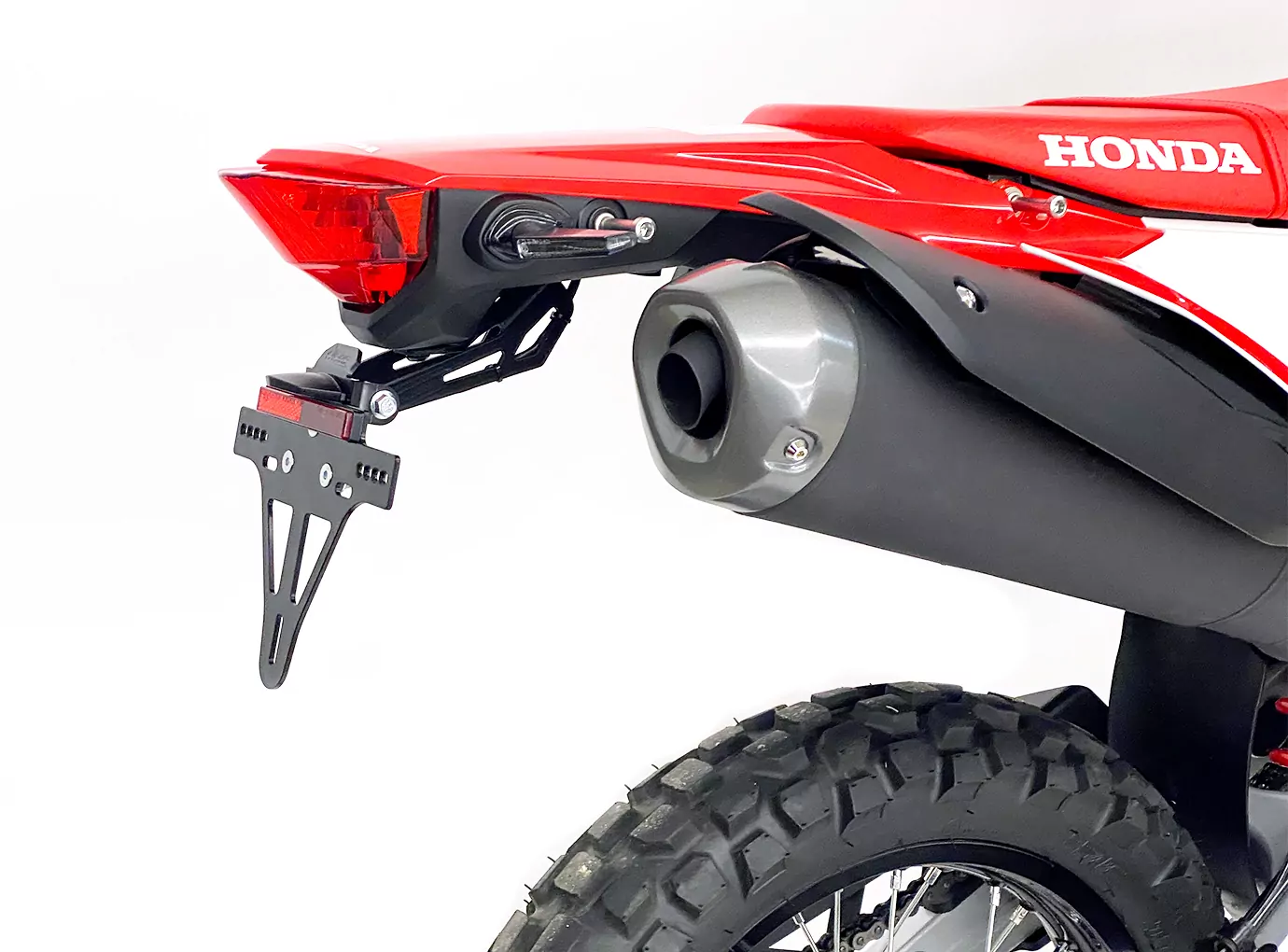 alpha Technik Kennzeichenhalter für Honda CRF300L / CRF300LA Rally Typ ND16 Modelljahr 2021-
