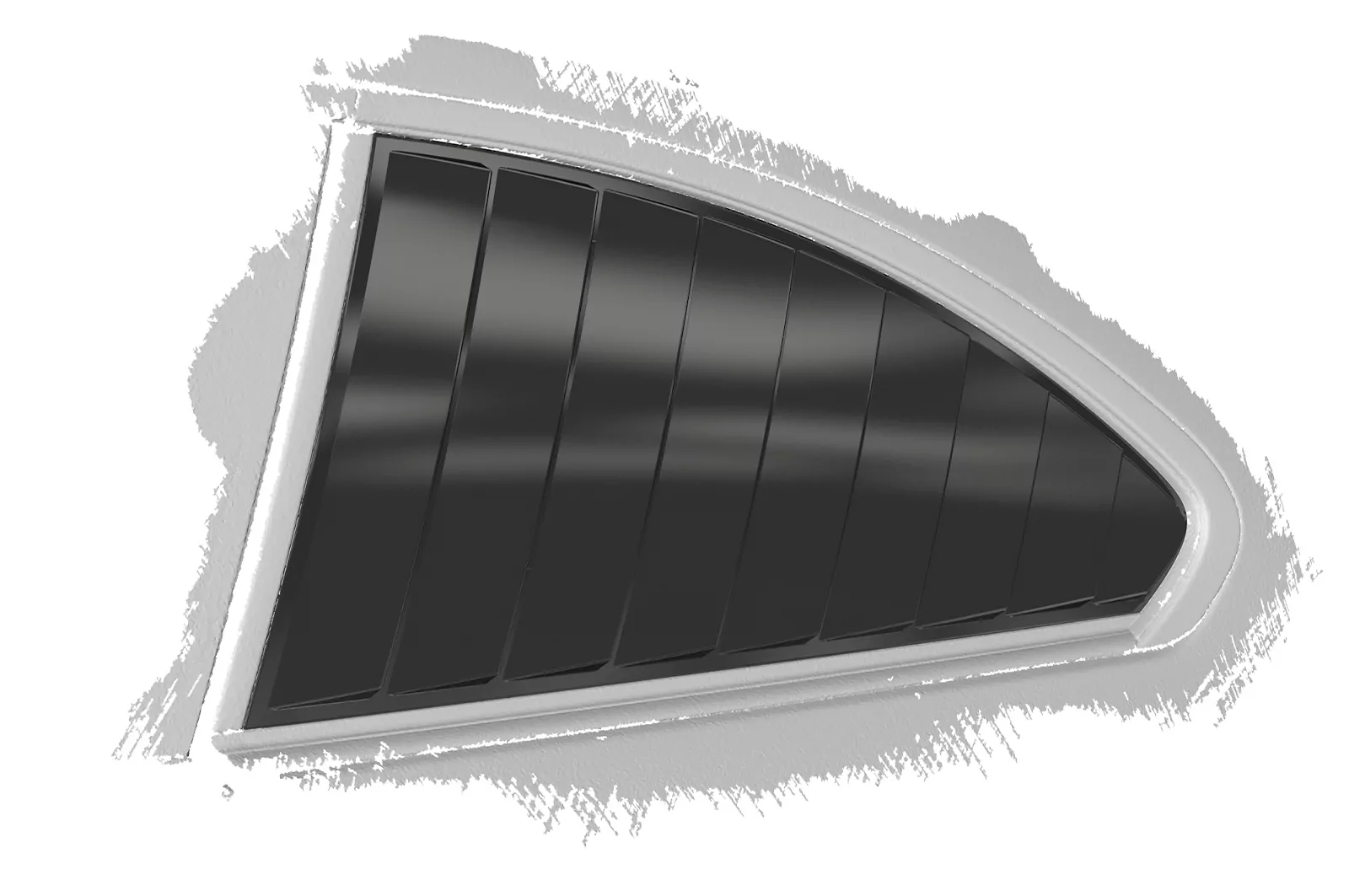 Seitenscheibenblenden für BMW 2er F22/F87 Coupe SSB003 Schwarz Strukturiert