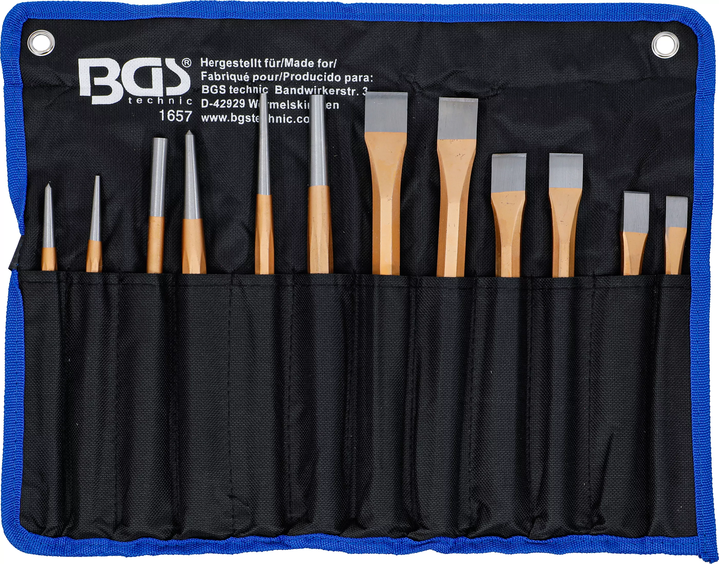 Splintentreiber-/ Meissel-/ Körner-Satz | 12-tlg.