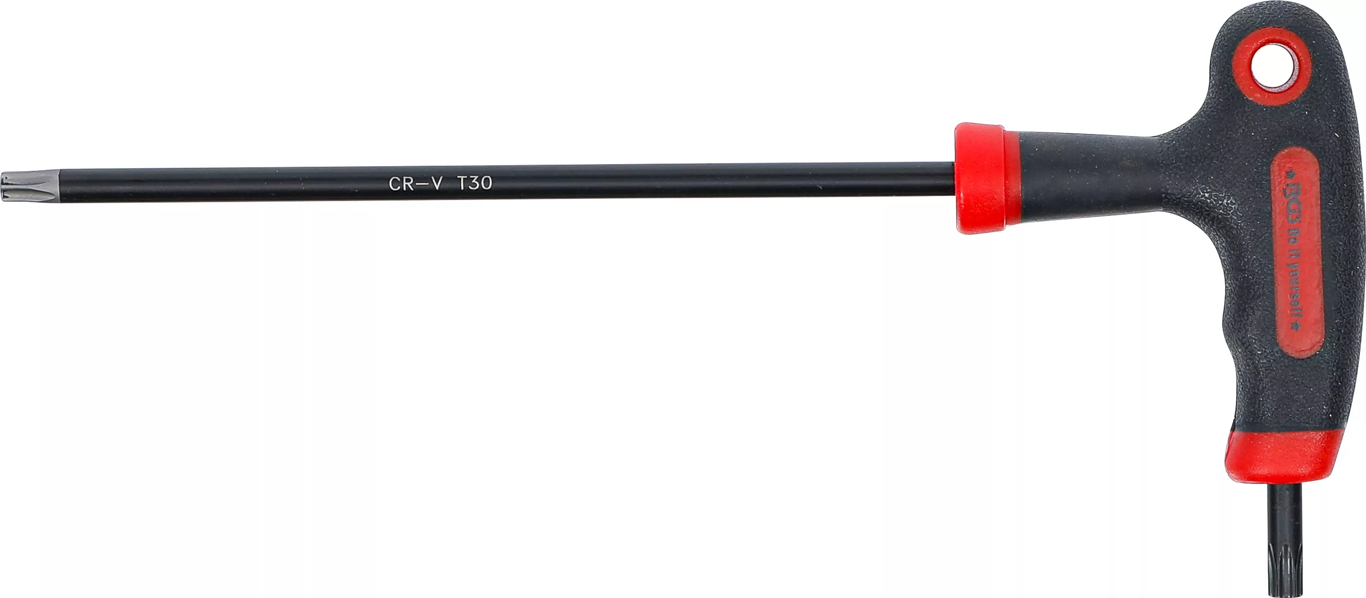 Schraubendreher mit T-Griff und seitlicher Klinge | T-Profil (für Torx) mit/ohne Bohrung T30