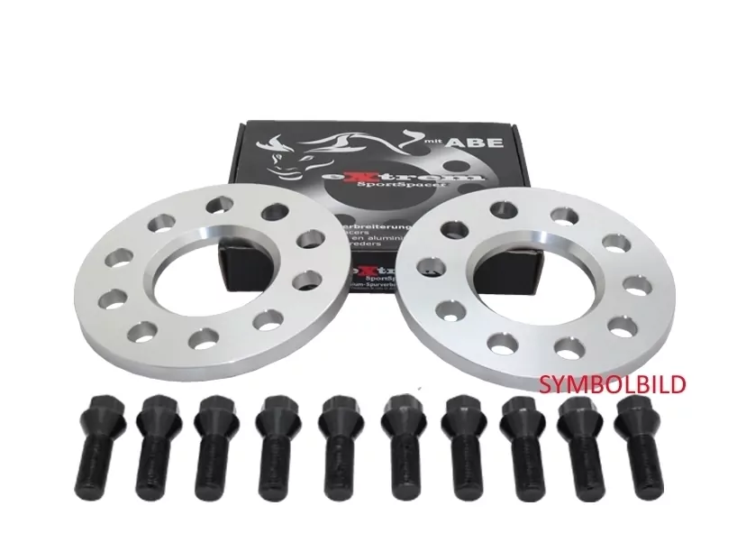 Spurverbreiterung Set 10mm inkl. Radschrauben für BMW 3er F30, F31