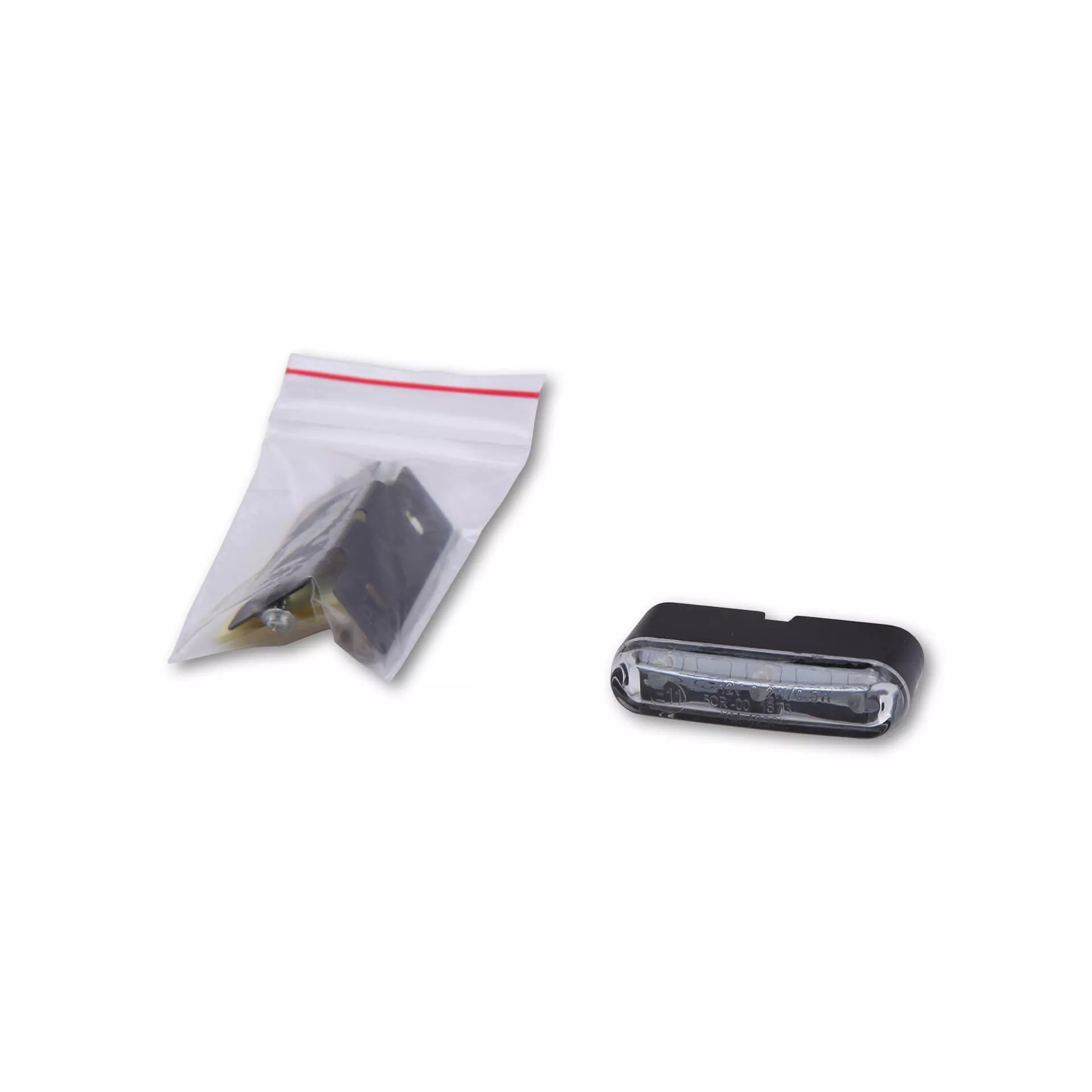 HIGHSIDER smart LED Parking Light Black Tri-LED, With Holder And Self-Adhesive Foil, 12V (1pc)