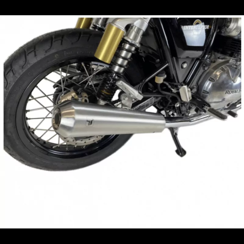 IXRACE Endschalldämpfer FULL LINE, ROYAL ENFIELD GT 650 / INTERCEPTOR 650 , links/rechts, slip on (Euro5) E-geprüft