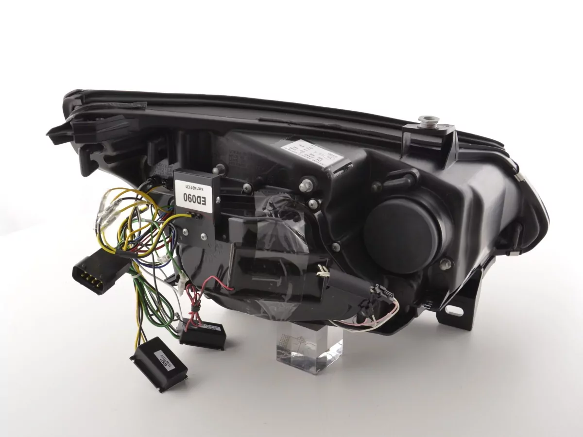 Scheinwerfer Set Xenon Angel Eyes CCFL BMW 5er E60/E61 Bj. 03-04 schwarz