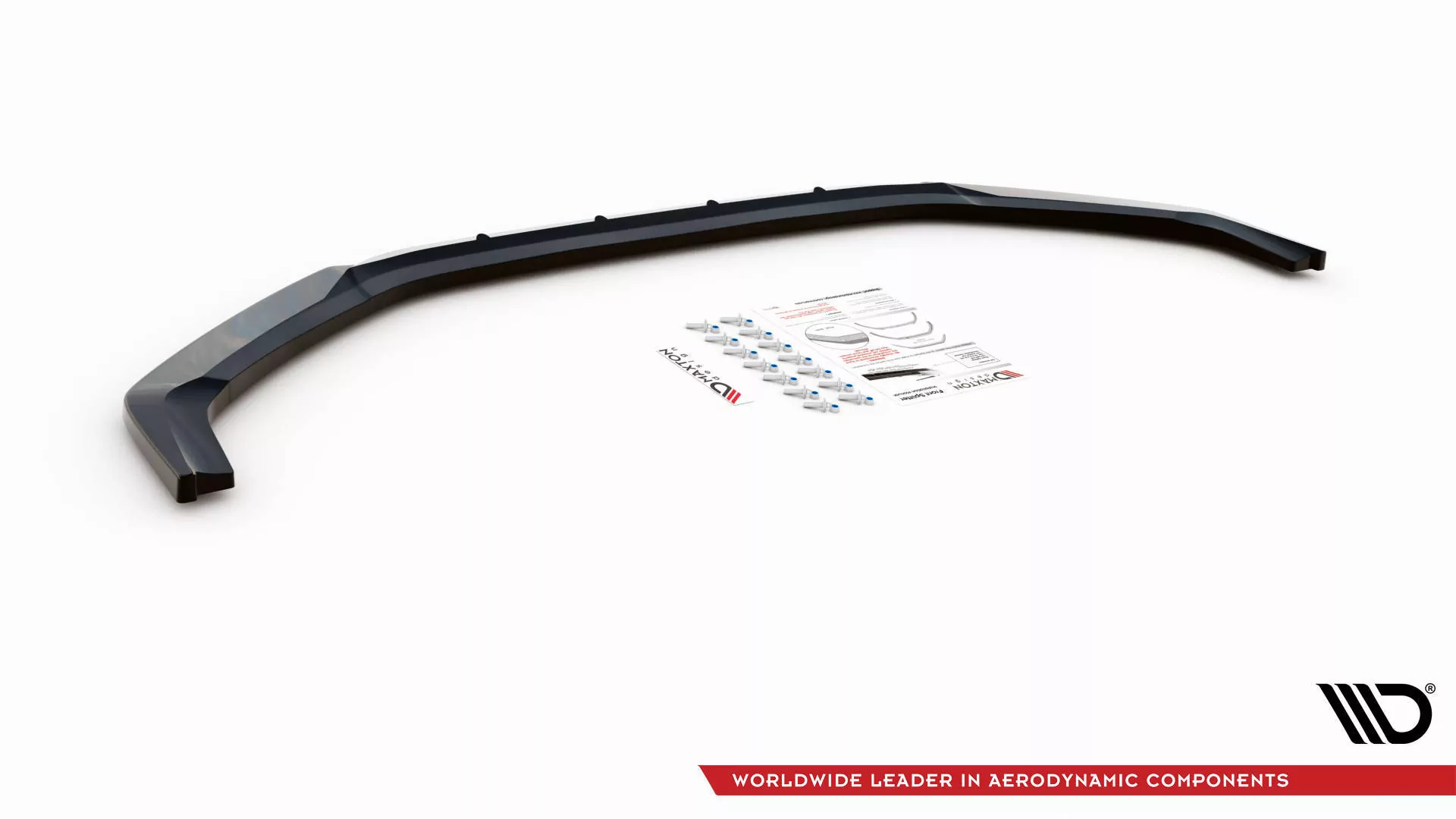 Front Ansatz V.3 Für Hyundai I20 N Mk3 Schwarz Hochglanz
