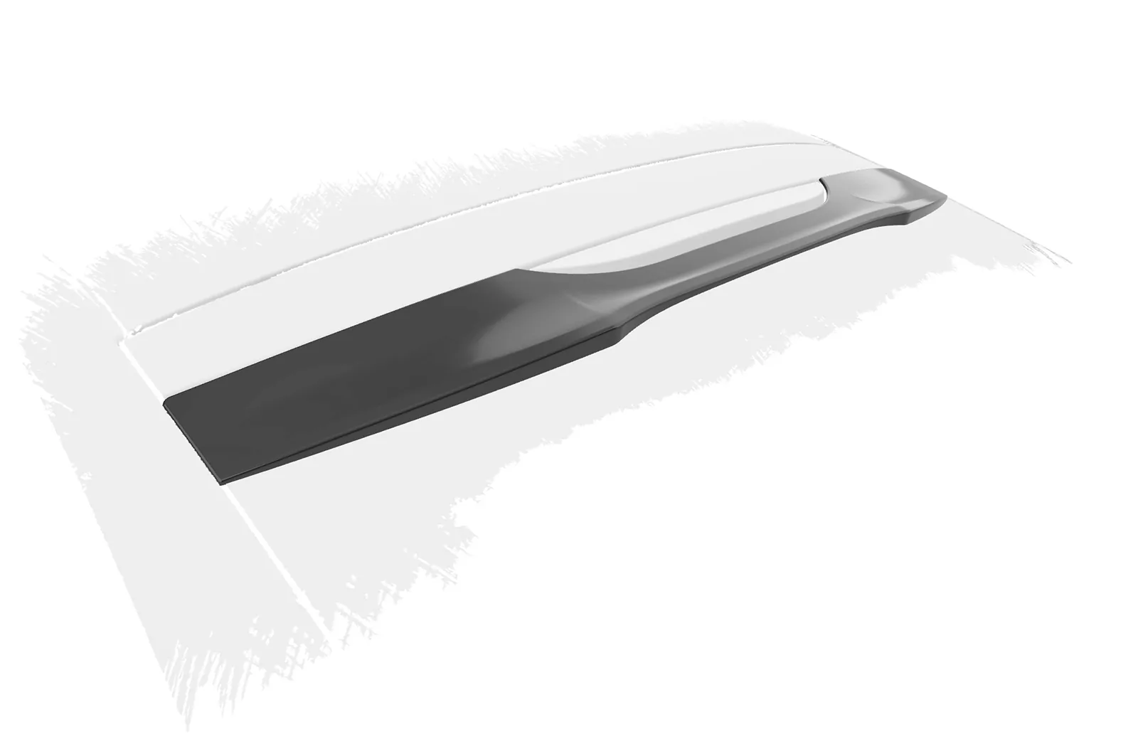 Heckscheibenblende für Opel Insignia B Grand Sport HSB082 Schwarz Strukturiert