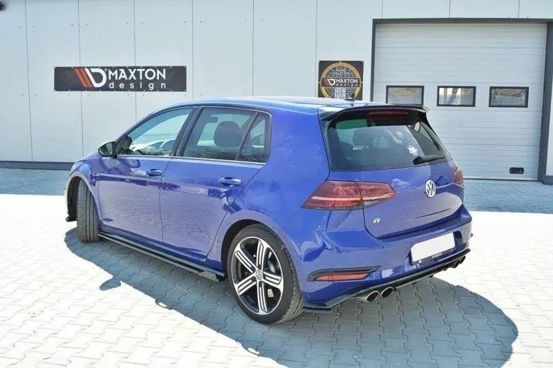 Seitenschweller Ansatz Passend Für Passend Für VW GOLF 7 R FL Schwarz Hochglanz Schwarz Hochglanz