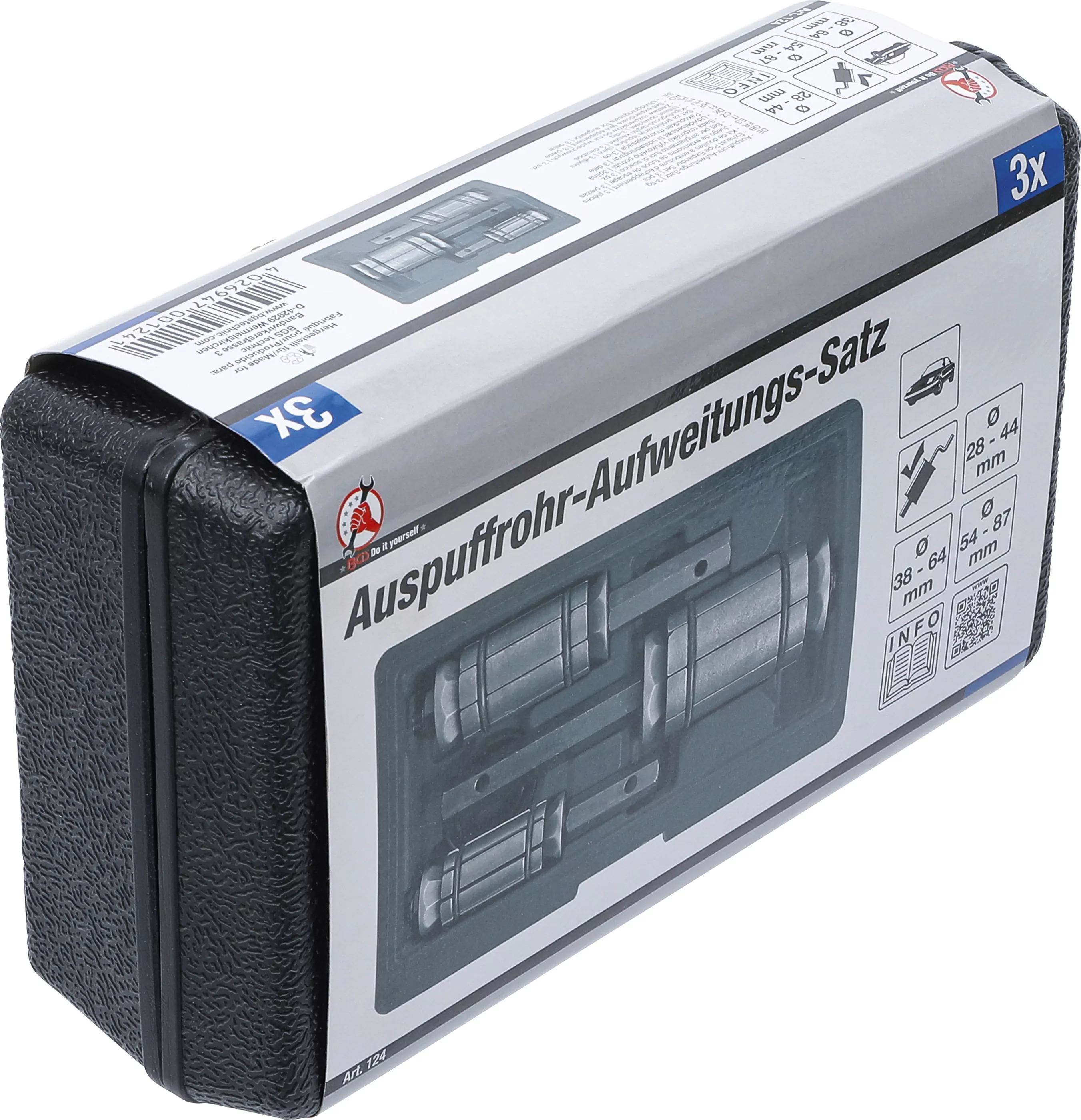 Auspuffrohr-Aufweitungs-Satz | 3-tlg.