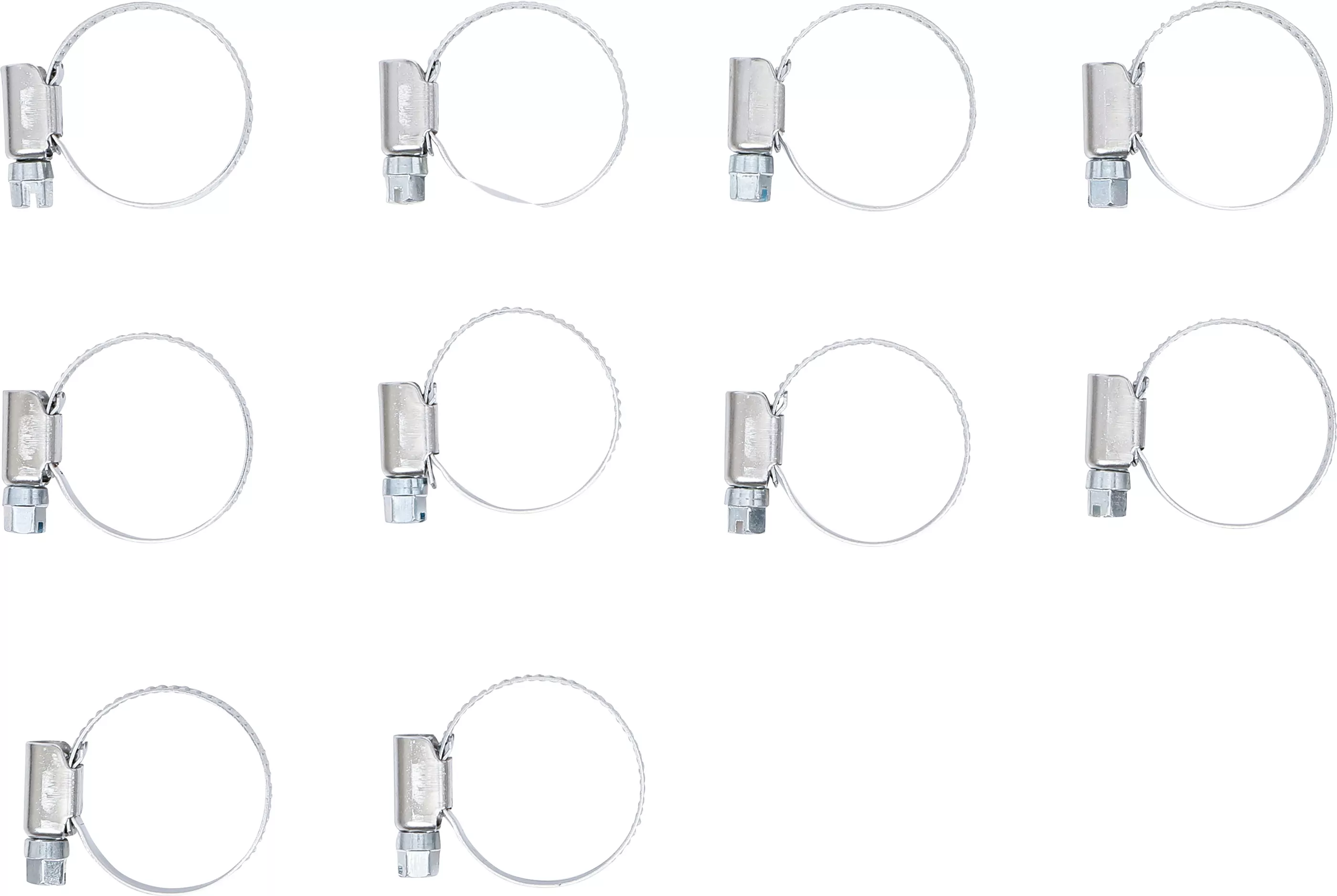 Schlauchklemmen | rostfrei | 20 x 32 mm | 10-tlg.