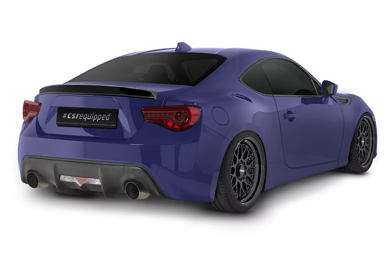 Heckflügel mit ABE für Subaru BRZ (Facelift) HF898 Schwarz Strukturiert