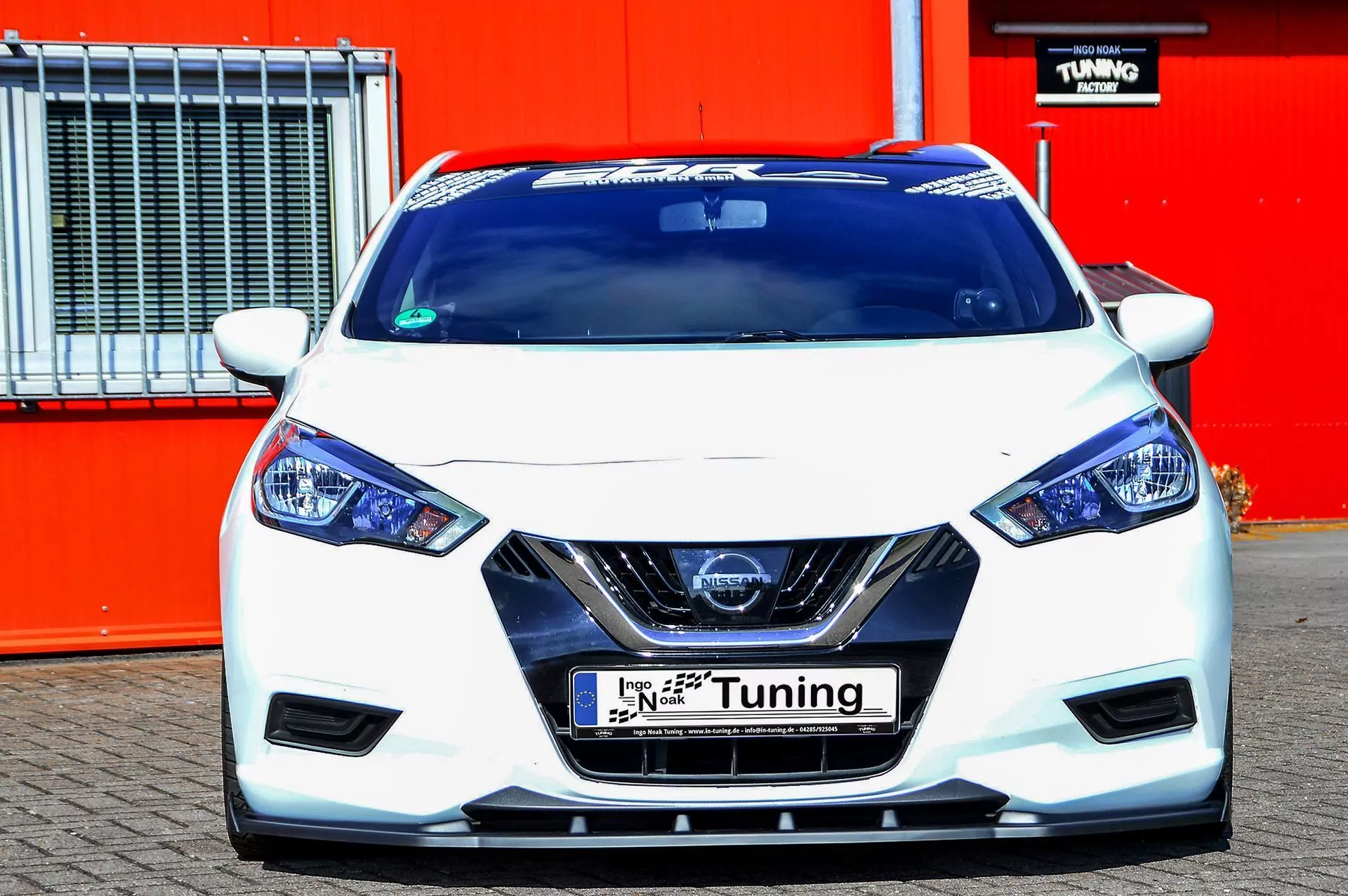 Frontspoilerlippe Cuplippe mit Wings für Nissan Micra 5 K14