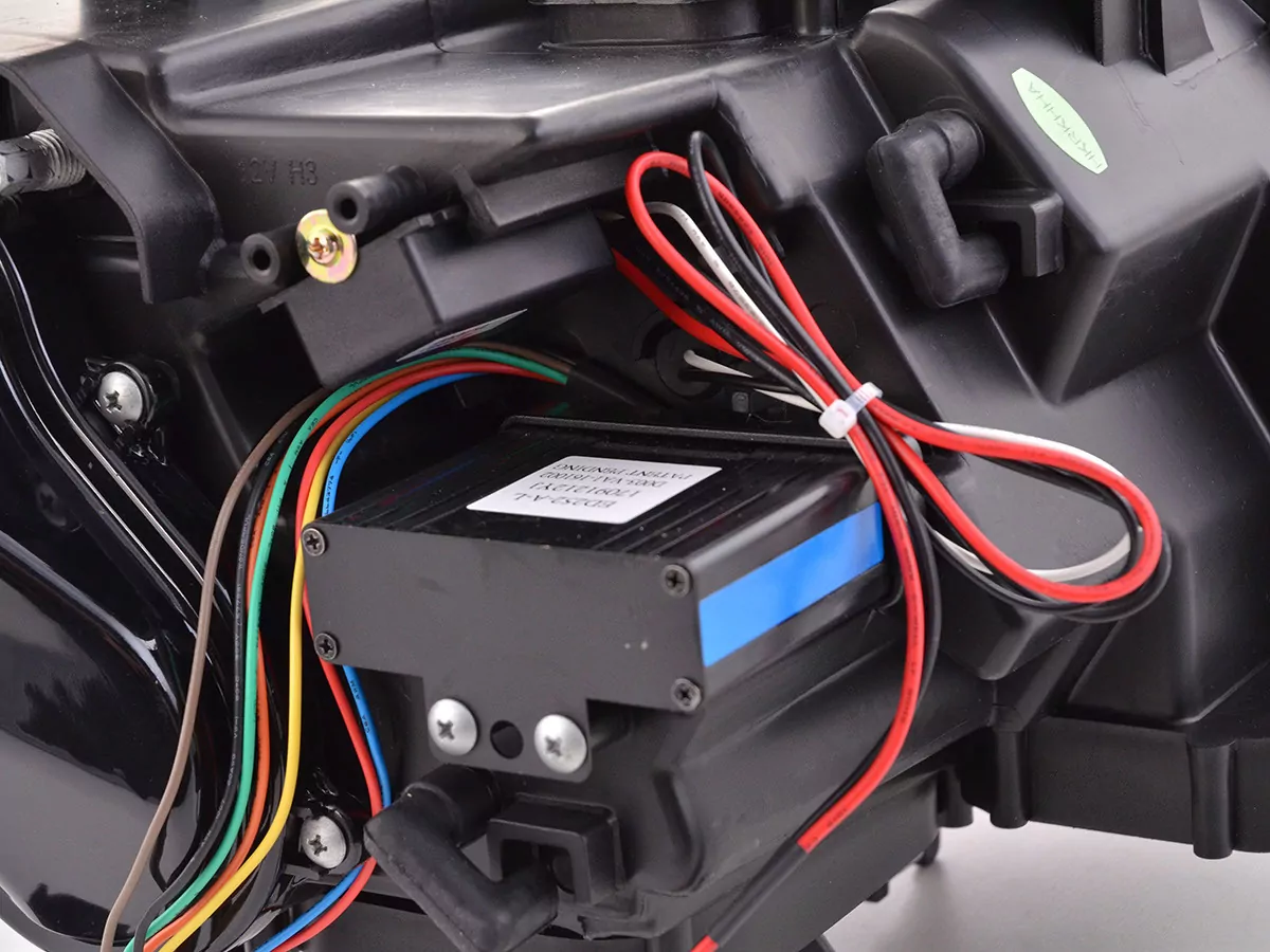 Scheinwerfer Set Xenon Daylight LED Tagfahrlicht mit AFS BMW 3er E92/E93 Bj. 06-10 schwarz