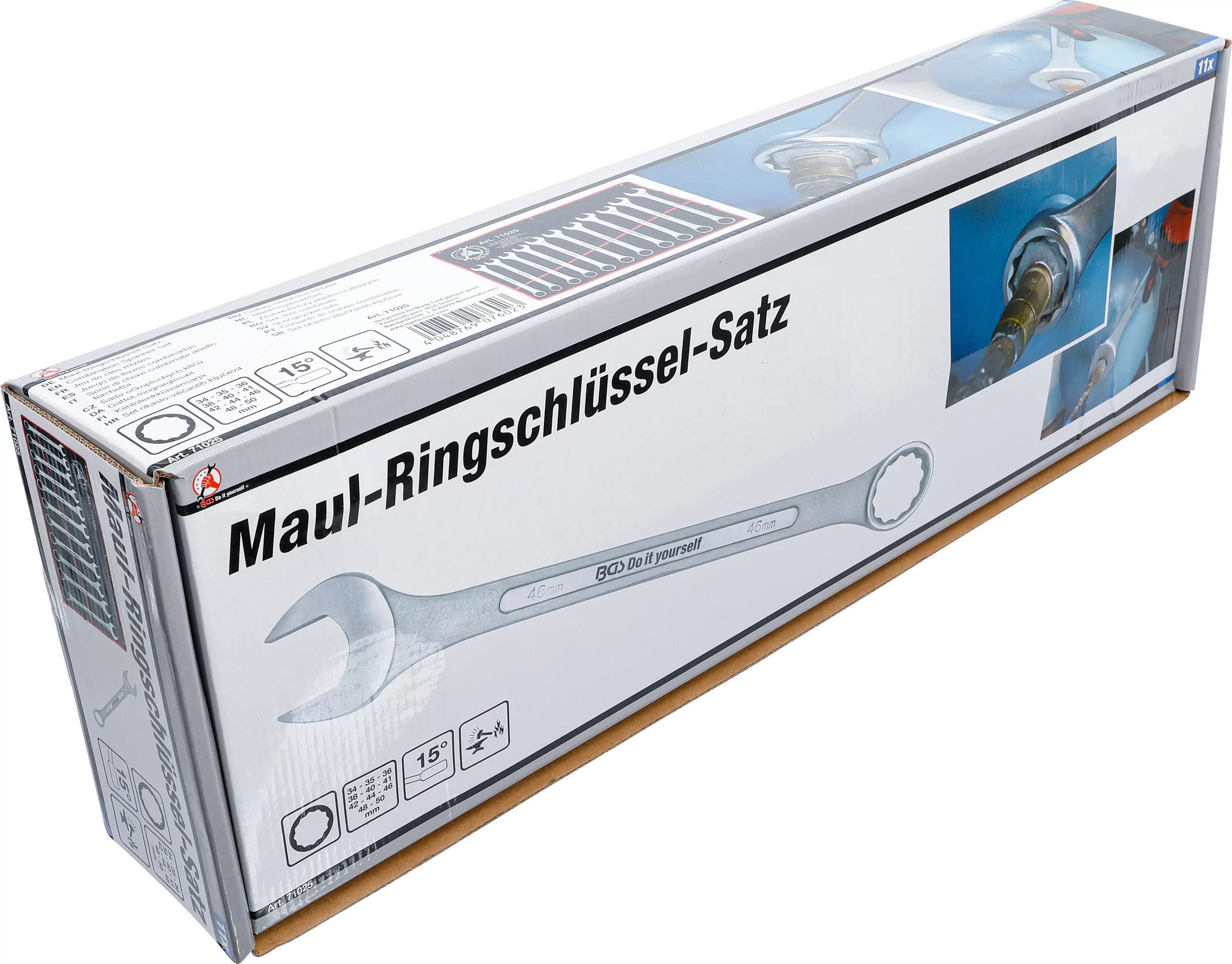Maul-Ringschlüssel-Satz | XXL | SW 34 - 50 mm | 11-tlg.