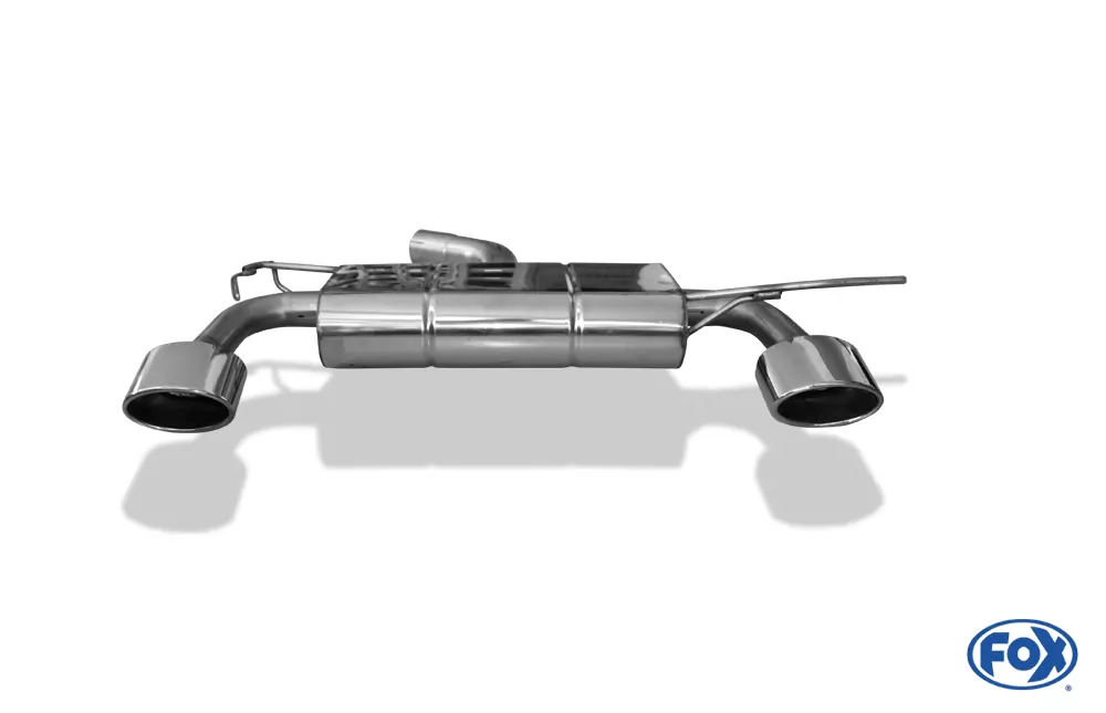 VW Scirocco - 13  Endschalldämpfer Ausgang rechts/links - 129x106 Typ 32 rechts/links