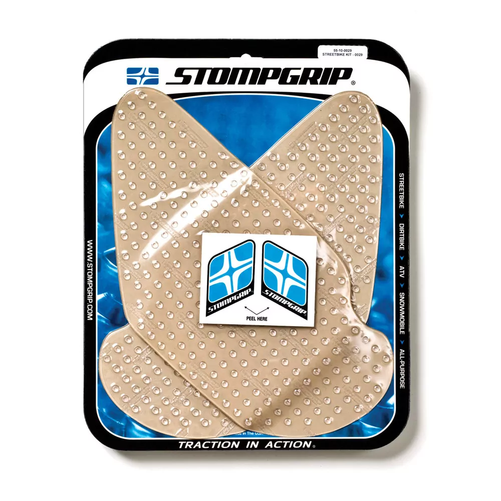 Stompgrip Traction Pad Volcano für Kawasaki ZZR 600 05-08 Klar