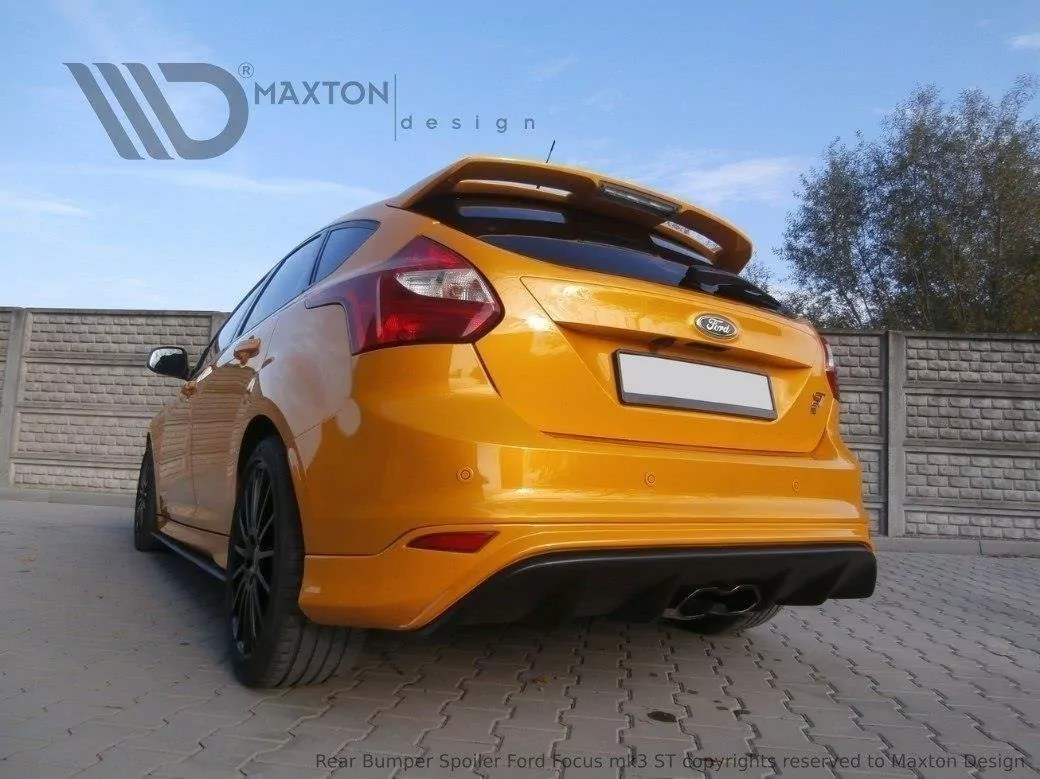 Diffusor Heck Ansatz Passend Für Ford Focus ST Mk3 (RS Look)