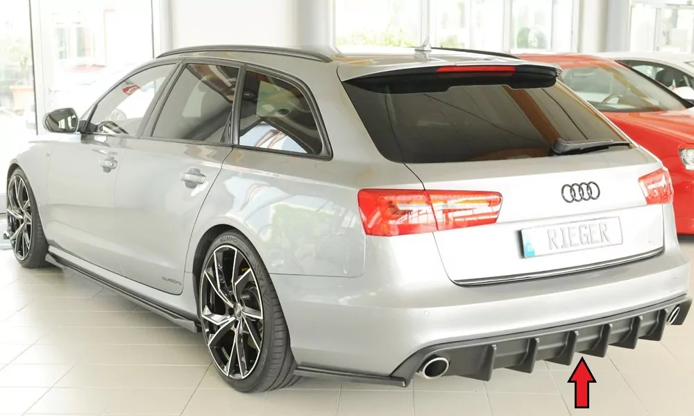Rieger Heckeinsatz (für Fzg. ohne AHK) für Audi A6 (4G/C7) Lim. 11.10-08.14 (bis Facelift)
