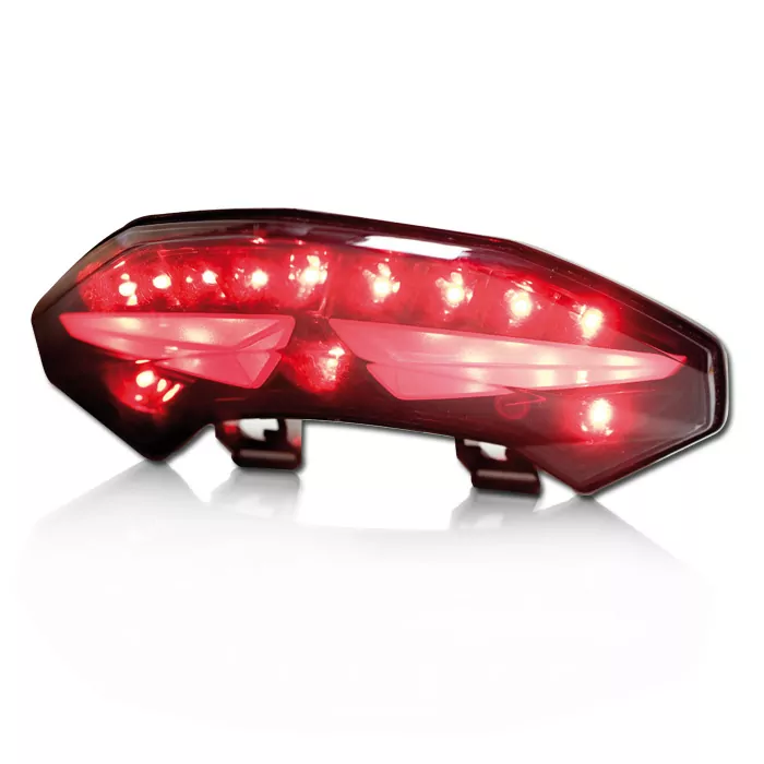 LED-Rücklicht Ducati | Multistrada 1200 | 10-14 getönt | Reflektor schwarz | E-geprüft