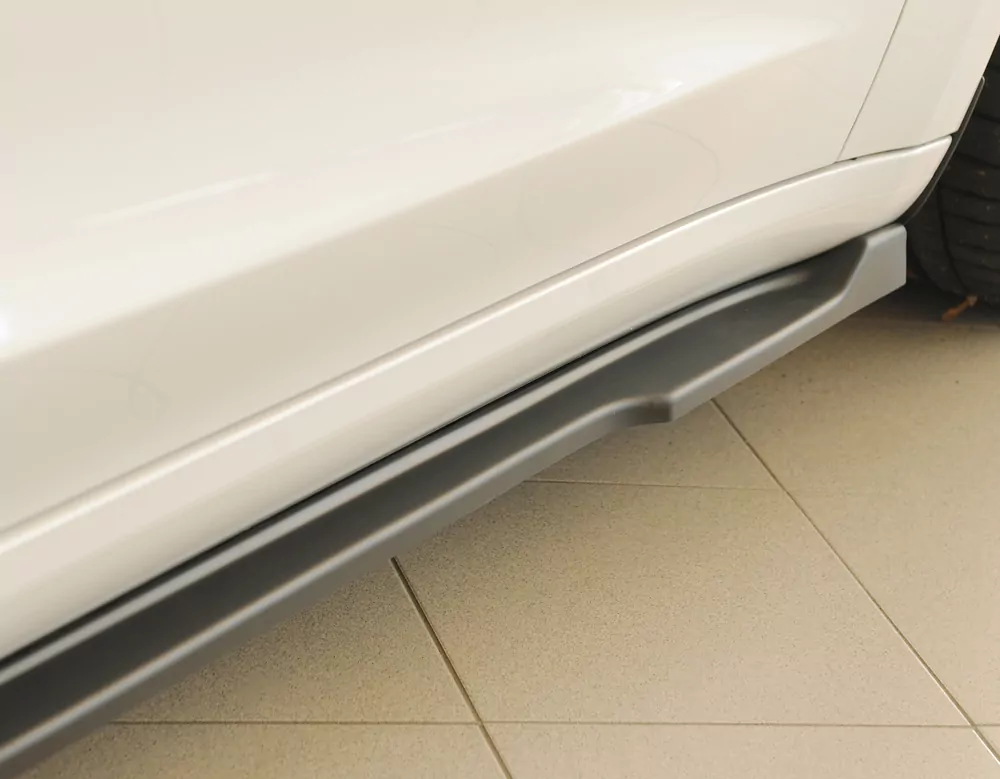 Rieger Seitenschweller rechts ansatz matt schwarz für Tesla Model 3  (003)  10.23- (ab Facelift)