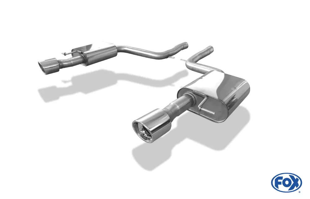 Audi A6 Typ 4F quattro 4,2l  Endschalldämpfer rechts/links Ø63,5mm - 1x100 Typ 17 rechts/links