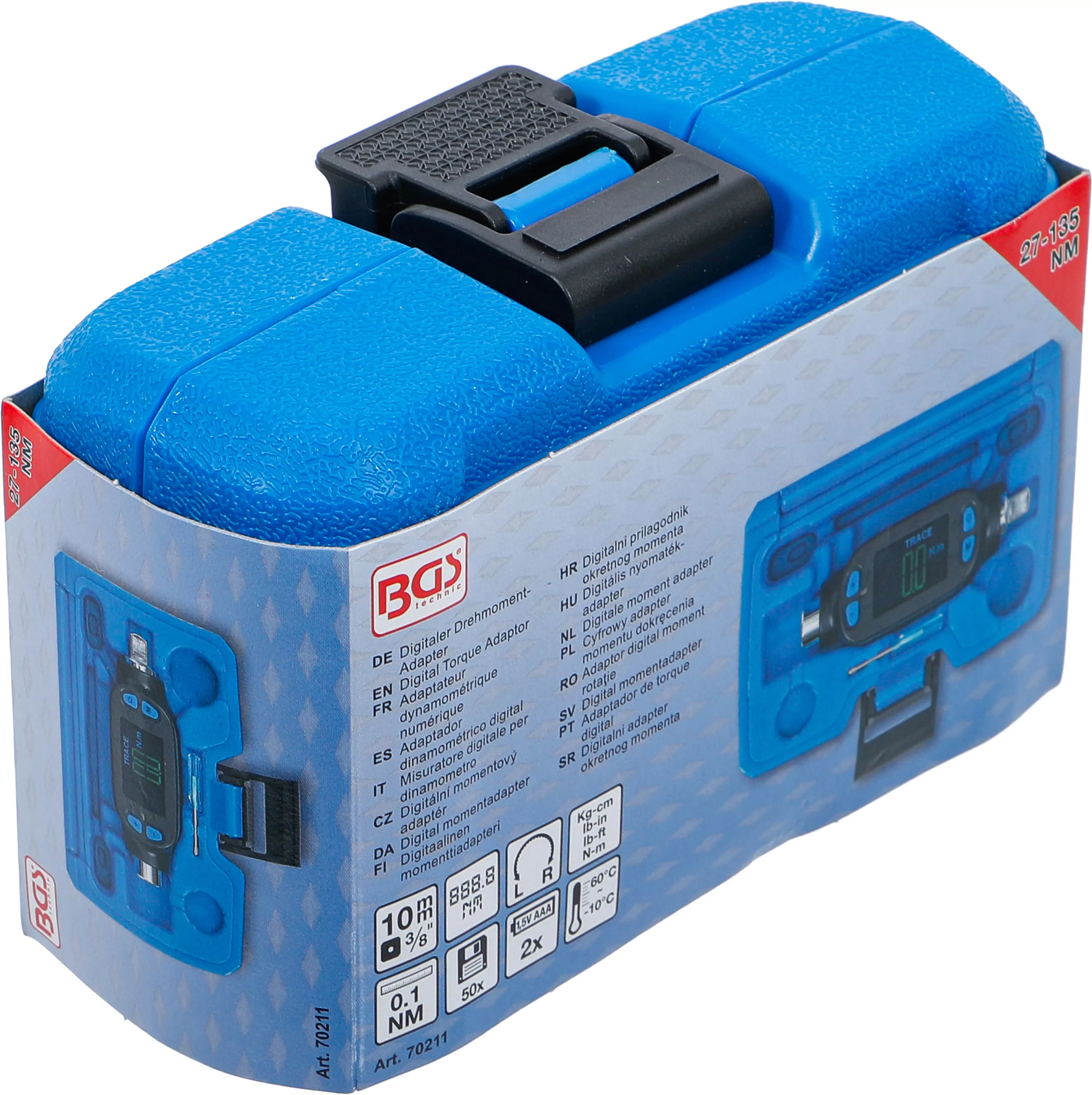 Digitaler Drehmoment-Adapter | 10 mm (3/8") | 27 - 135 Nm