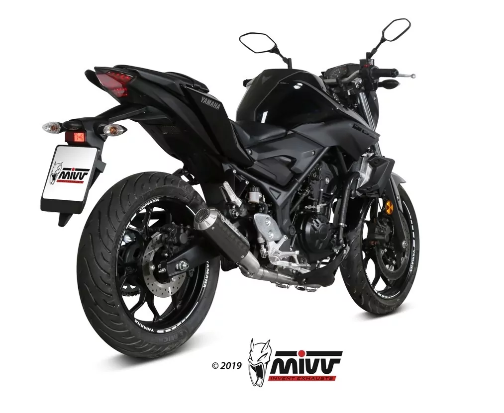 MIVV Komplettanlage MK3 Carbon YAMAHA YZF R25 2015 >