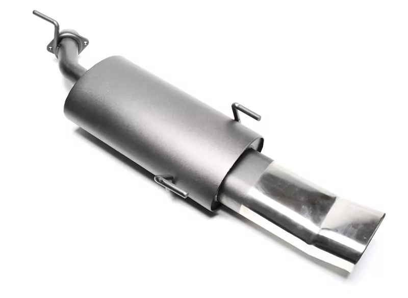 TA Technix Sportendschalldämpfer 70x140mm DTM passend für Opel Vectra B, Vectra B-CC, Vectra B Caravan