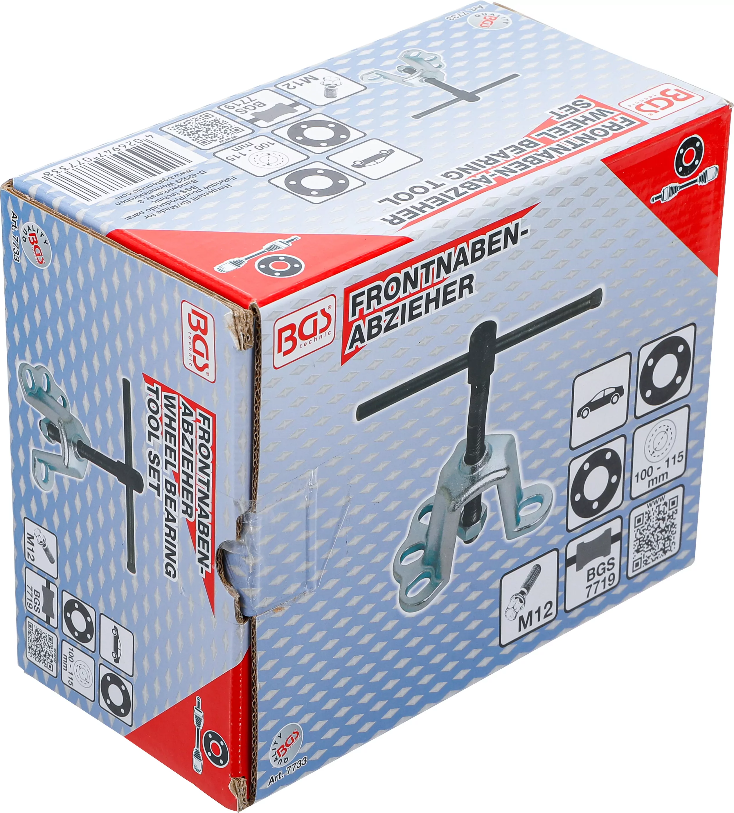 Frontnaben-Abzieher | 4- & 5-Loch | Lochkreis 100 - 115 mm