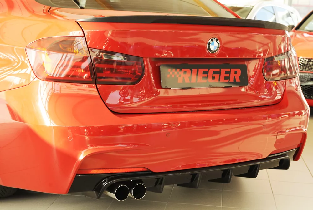 Rieger Heckeinsatz für BMW 3er F31  (3K/3K-N1) | Touring 10.12-06.15 (bis Facelift) nur für M-Paket-Heckschürze