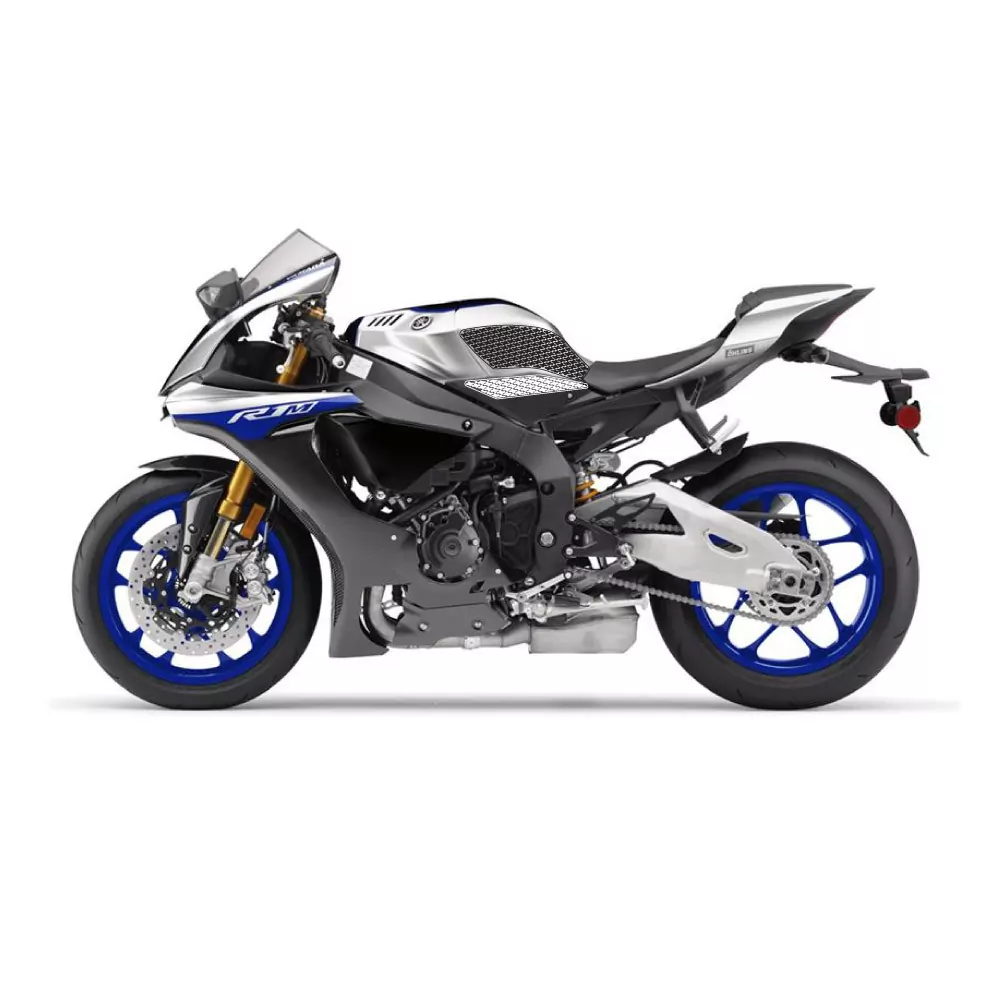 Stompgrip Traction Pad Icon für Yamaha YZF-R1 15-22 Schwarz