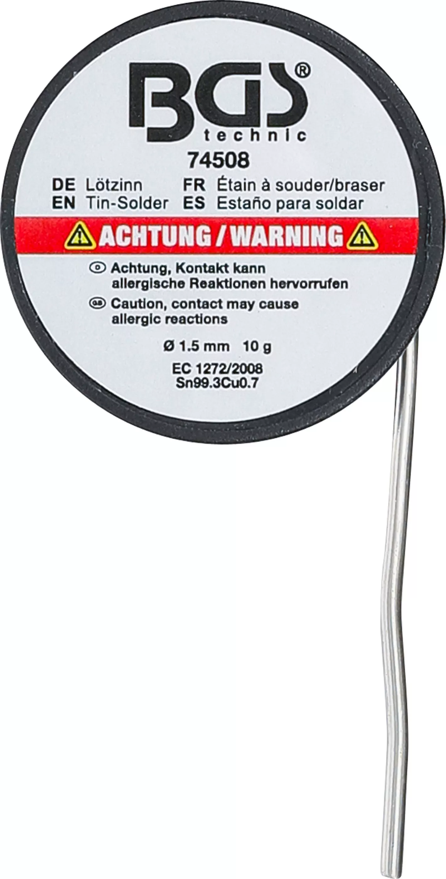 Lötzinn | auf Rolle | bleifrei | Ø 1,5 mm | 10 g