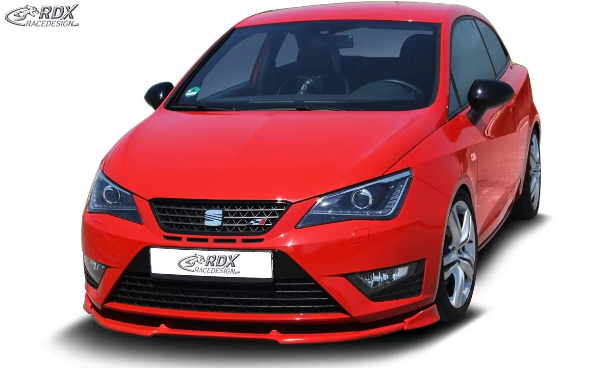 RDX Frontspoiler VARIO-X für SEAT Ibiza 6J Cupra Facelift 04/2012+ Frontlippe Front Ansatz Vorne Spoilerlippe